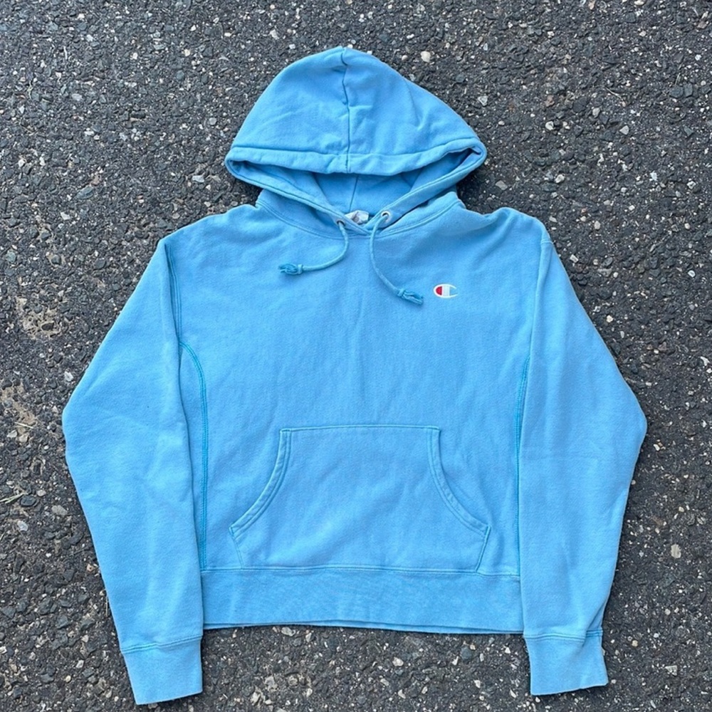 Blue Champion Men’s Hoodie Size Small